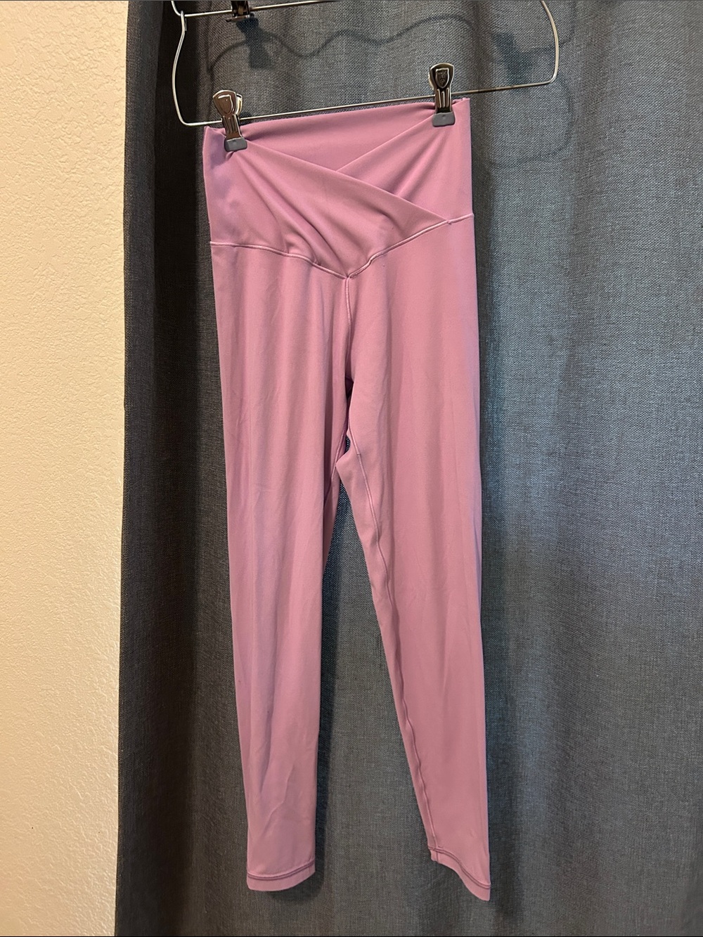 Aerie Lilac High-Waist Crisscross Waist Leggings
